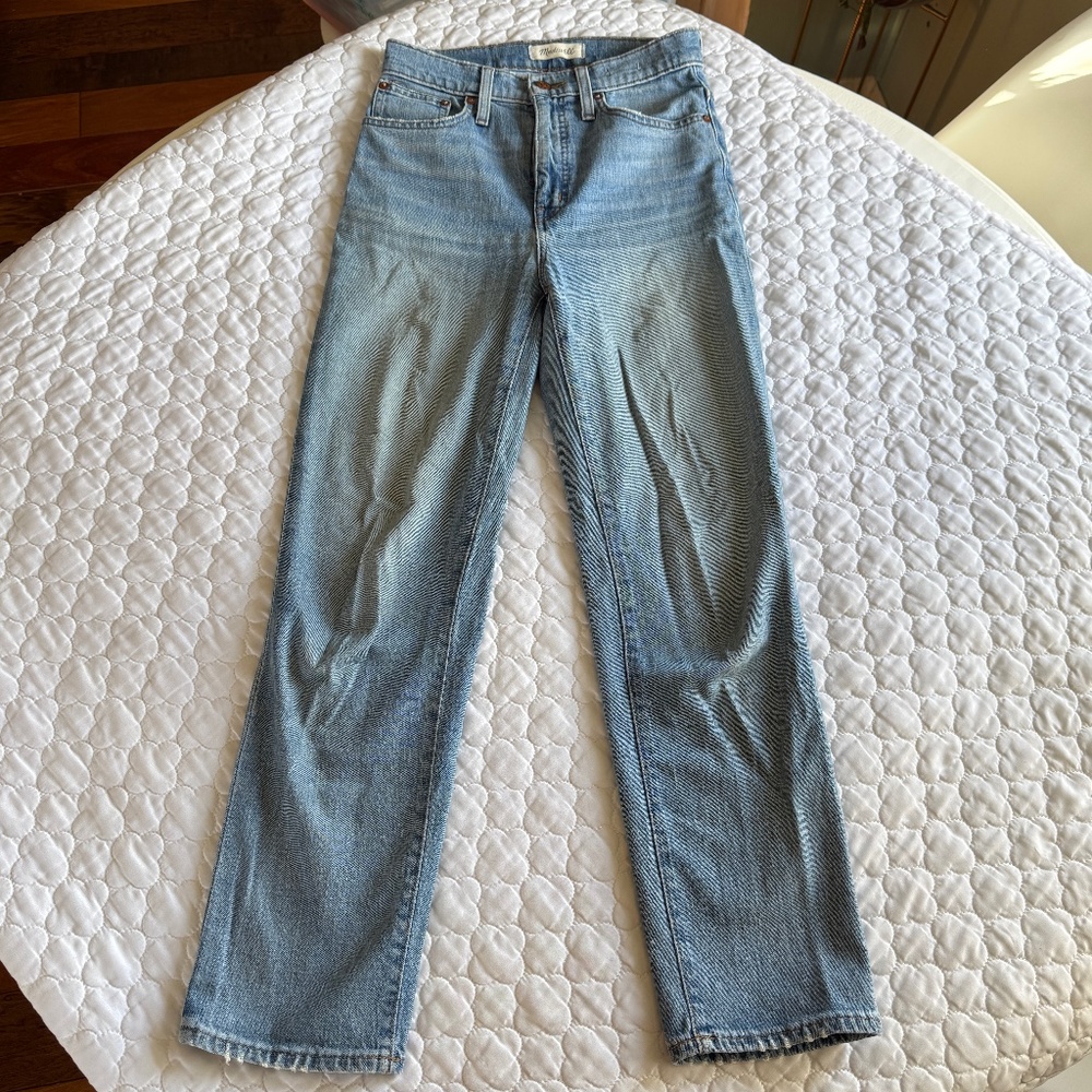 Madewell‎ 'Classic Straight Jean' Light Wash Jeans Size 24